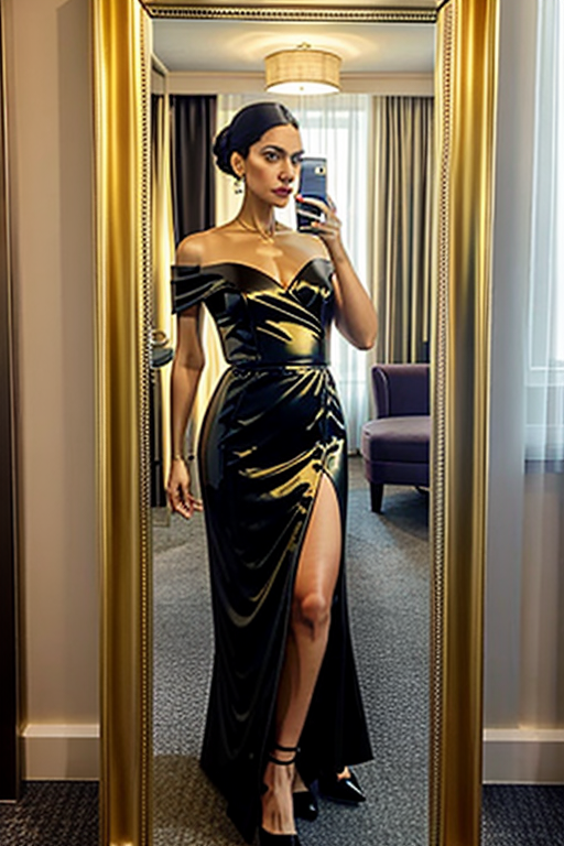 mirror pic girl black blur