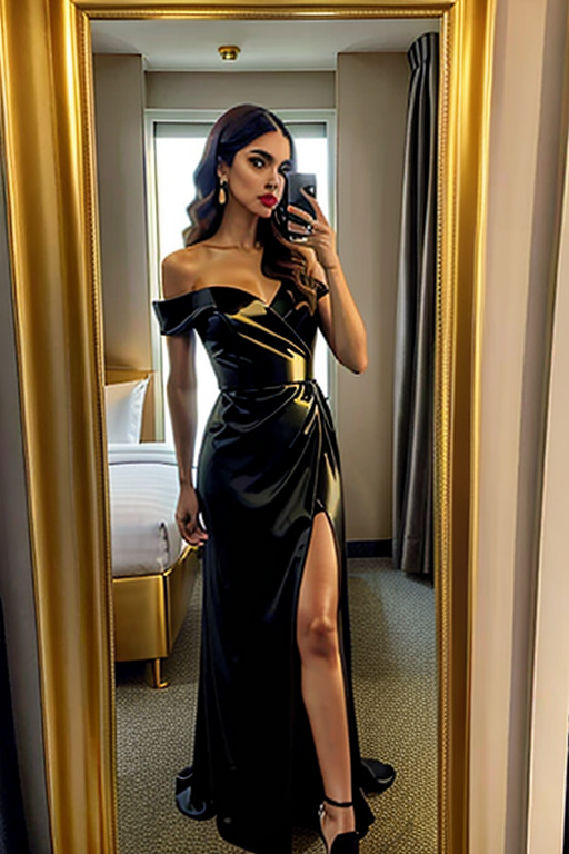 mirror photo poses girl